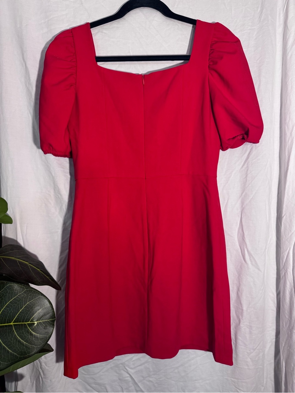 French Connection Berina Whisper Minidress Red Size 8 - Picture 7 of 8